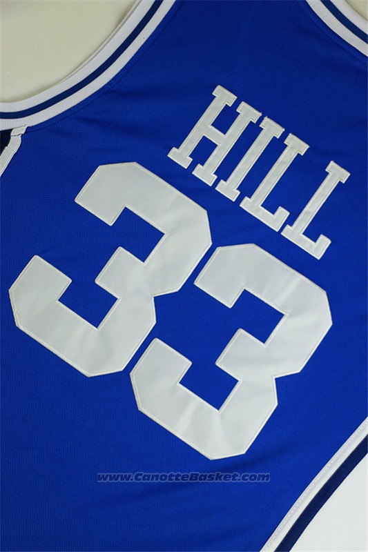 Maglia NCAA Duke Blue Devils Grant Hill #33 Blu